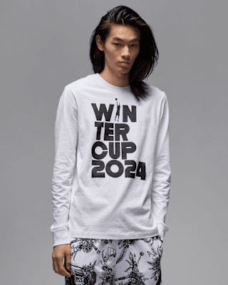 【NIKE公式】ジョーダン SoftBank ウインターカップ2024 メンズ ロングスリーブ Tシャツ.オンラインストア (通販サイト)